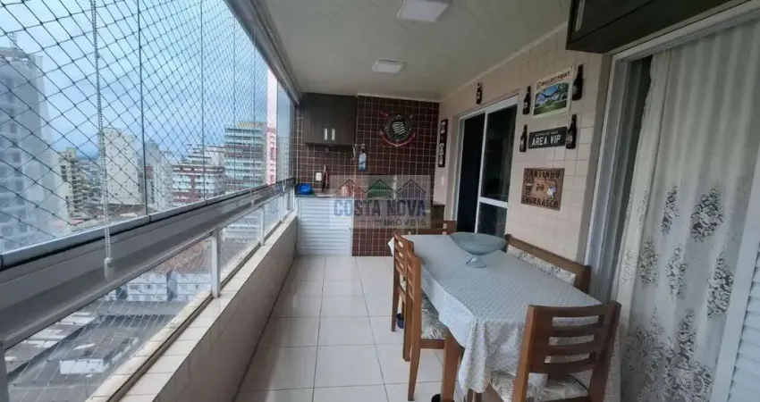 Apartamento Guilhermina - 2 dormitórios - Vista para a Serra do Mar