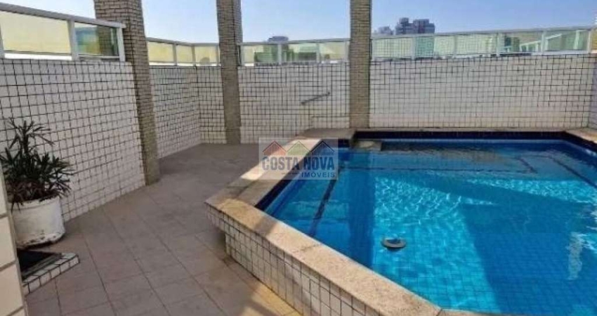 3 quartos sendo 1 suíte, 3 banheiros, 2 vagas, bairro  Pompeia em Santos