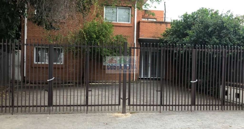 Casa comercial para locação com 480m², 8 salas, 4 banheiros, 8 vagas, mezanino e vista exterior