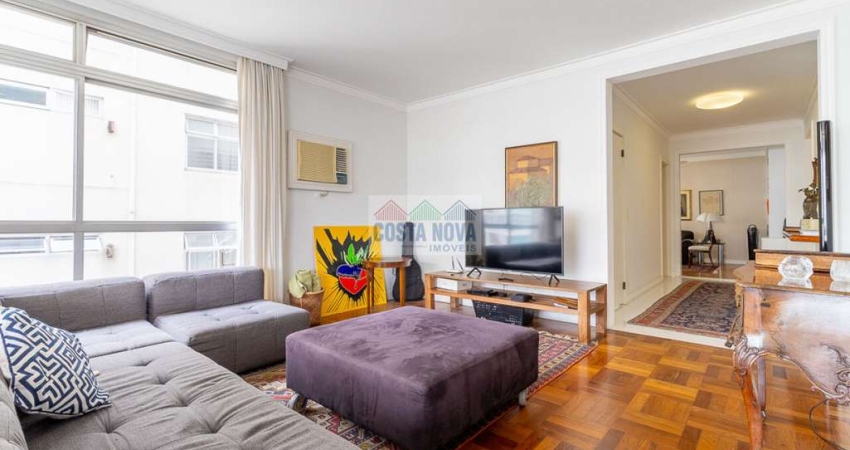 Apartamento à venda com 253m², 4 quartos, 1 suíte master, 3 salas amplas e 3 vagas em Higienópolis