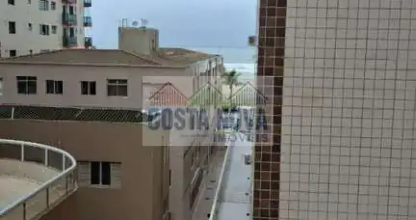 Apto vista mar com 2 dormitório sendo uma suíte, no canto do forte