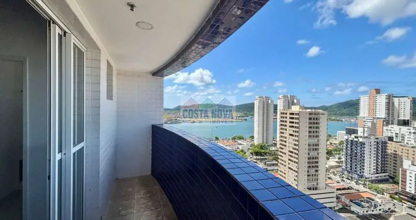 Ampla sala comercial no the one office tower ponta da praia 88m2 com 270º de vista livre 2 acessos