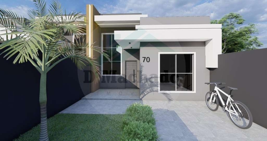 Casa para Venda em Fazenda Rio Grande, Iguaçu, 2 dormitórios, 1 suíte, 1 banheiro, 1 vaga