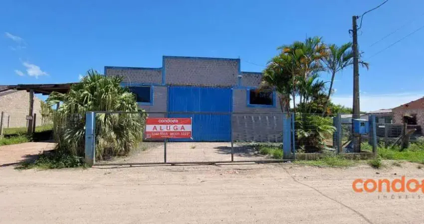 Pavilhão para alugar, 540 m² por r$ 4.200,00/mês - belém novo - porto alegre/rs