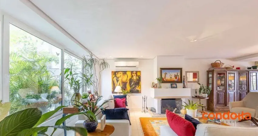 Casa com 4 dormitórios para alugar, 324 m² por r$ 24.600,00/mês - três figueiras - porto alegre/rs