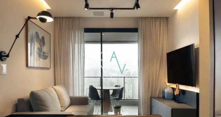 Apartamento com 1 dormitório à venda, 54 m² por R$ 827.800,00 - Boqueirão - Santos/SP