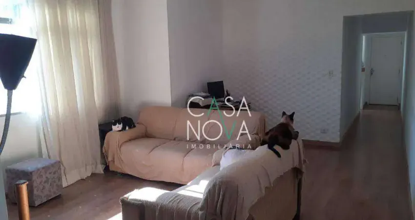 Apartamento com 2 dormitórios à venda, 100 m² por r$ 520.000,00 - embaré - santos/sp