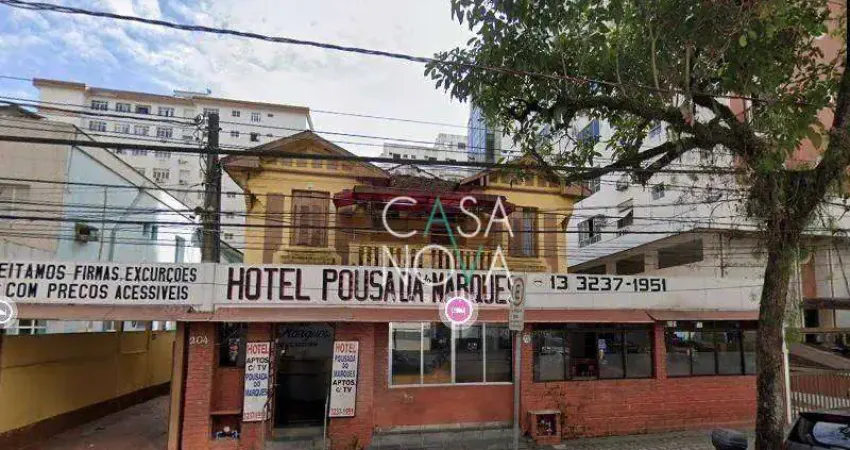 Terreno à venda, 750 m² por R$ 7.050.000,00 - Pompéia - Santos/SP