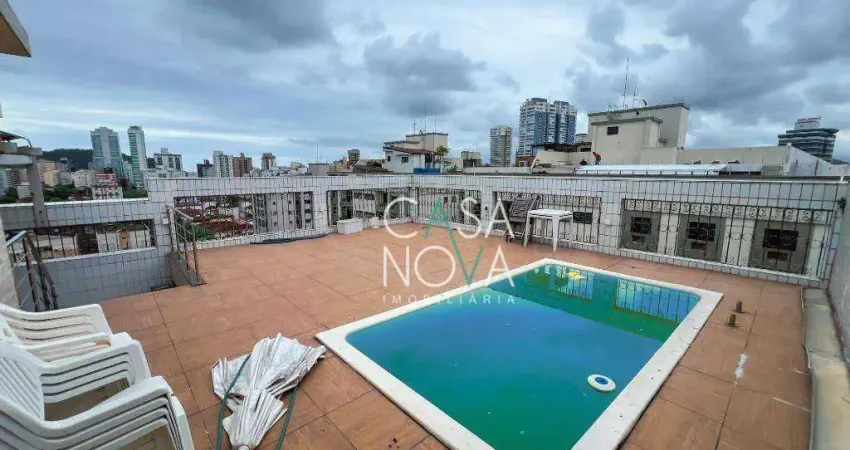 Cobertura com 4 dormitórios à venda, 404 m² por R$ 1.500.000,00 - Ponta da Praia - Santos/SP