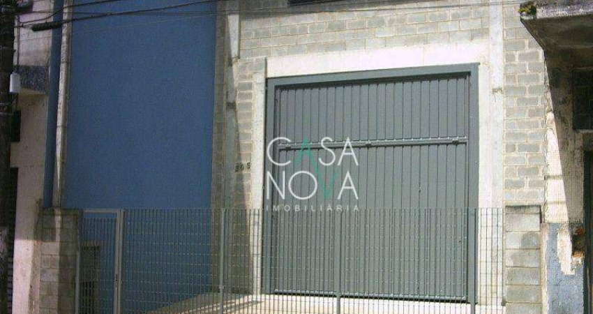 Galpão, 240 m² - venda por R$ 1.350.000,00 ou aluguel por R$ 8.933,70/mês - Paquetá - Santos/SP