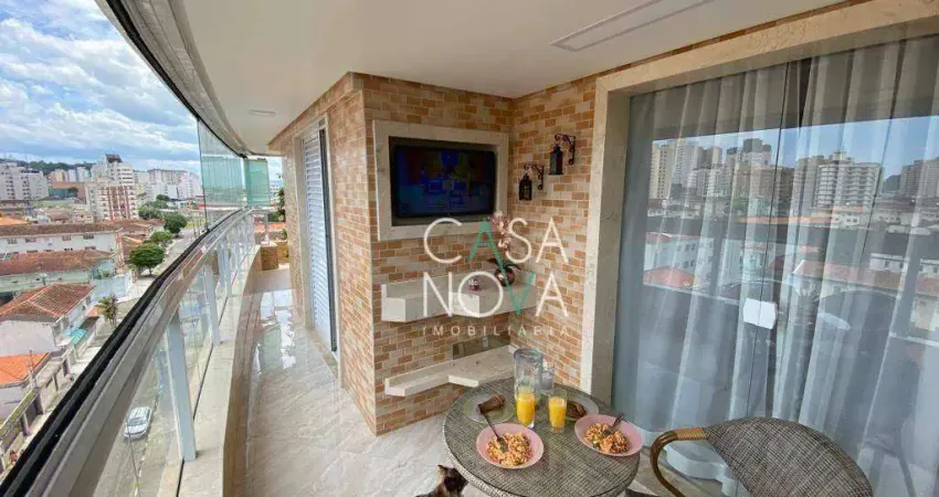 Apartamento com 2 dormitórios à venda, 103 m² por R$ 805.600,00 - Vila Valença - São Vicente/SP