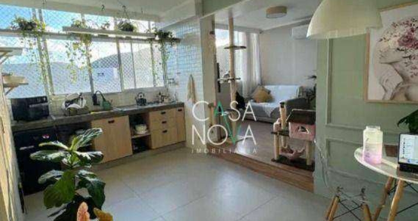 Apartamento com 1 dormitório à venda, 41 m² por R$ 395.000,00 - José Menino - Santos/SP