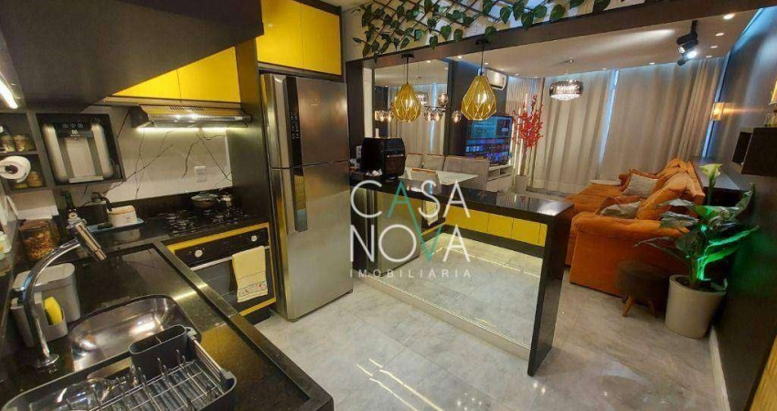 Apartamento com 1 dormitório à venda, 65 m² por R$ 721.000,00 - Embaré - Santos/SP