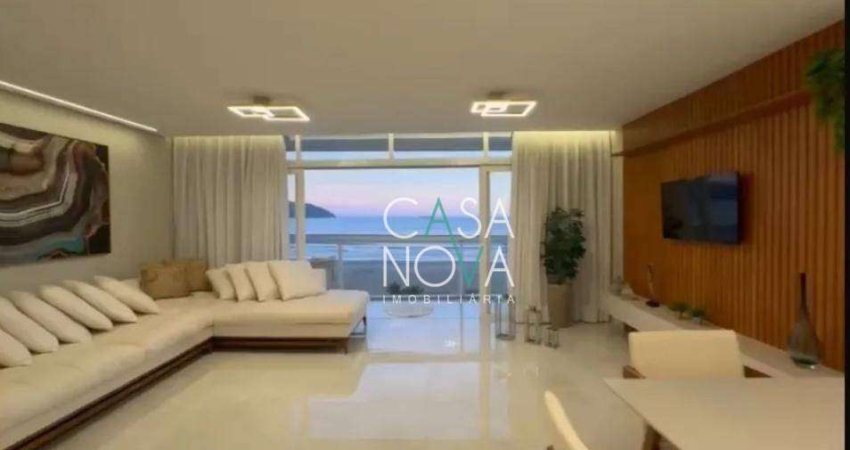 Apartamento Vista para o mar com 3 dormitórios à venda, 147 m² por R$ 2.500.000 - Gonzaga - Santos/SP