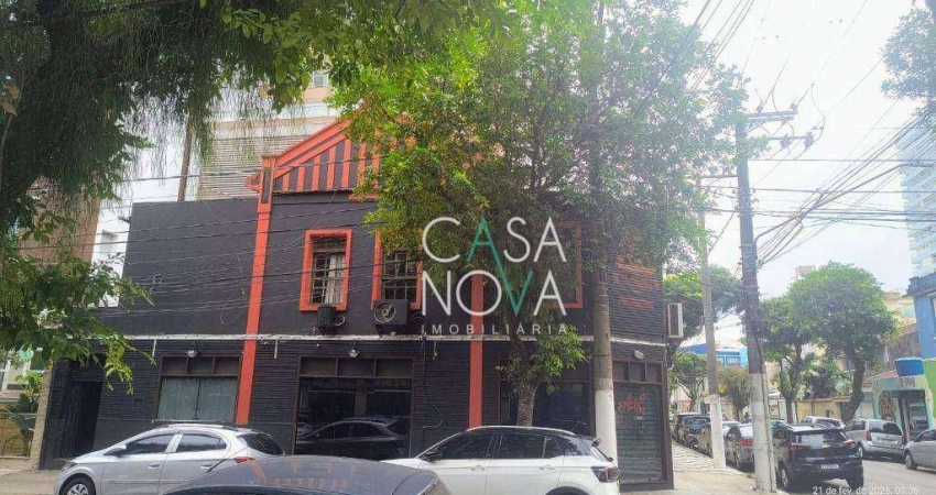 Sobrado para alugar, 144 m² por R$ 8.500,00/mês - Pompéia - Santos/SP