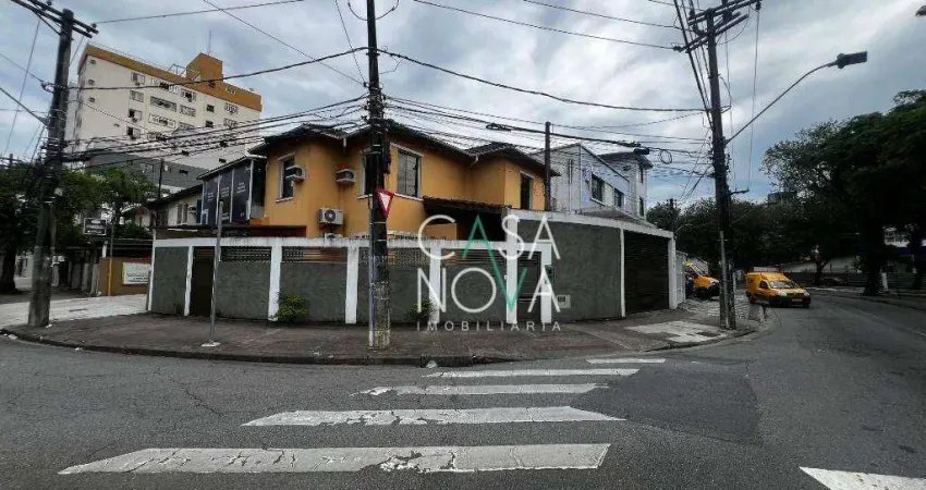 Sobrado com 3 dormitórios para alugar, 177 m² por R$ 15.000,00/mês - Embaré - Santos/SP