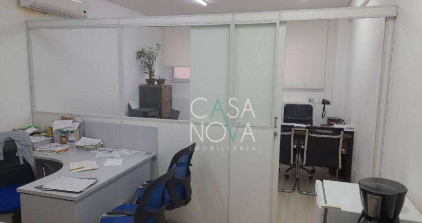 Sala comercial à venda no empreendimento Pátio Iporanga Office, com instalações para escritório - Gonzaga - Santos - SP