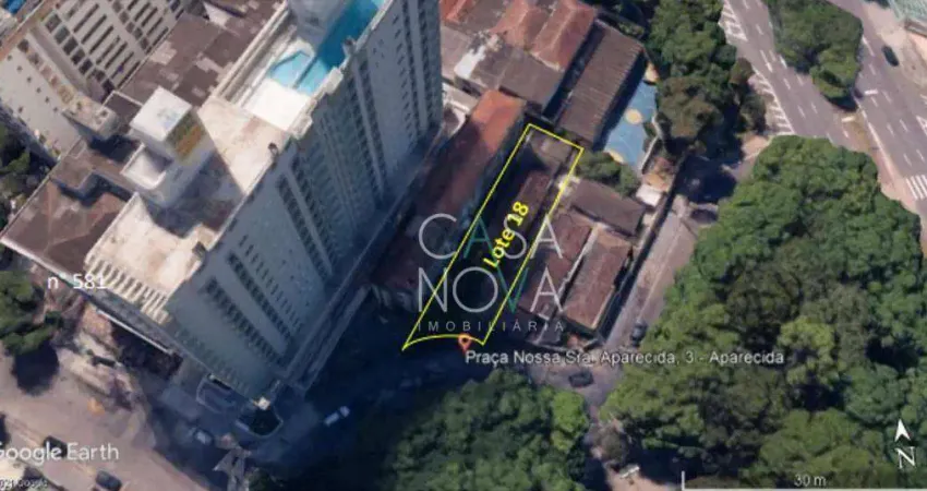 Terreno à venda na Praça Nossa Senhora Aparecida, Aparecida, Santos