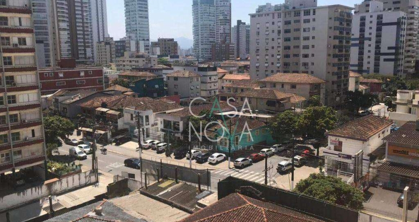 Kitnet com 1 dormitório à venda, 28 m² por R$ 212.000,00 - Embaré - Santos/SP
