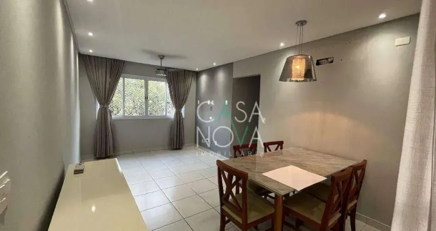 Apartamento com 2 dormitórios para alugar, 87 m² por R$ 3.750,00/mês - Marapé - Santos/SP