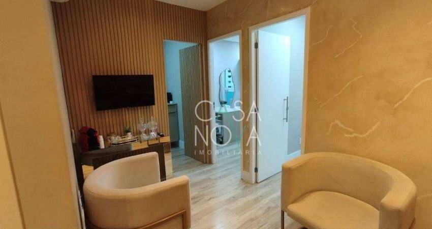 Sala Comercial Mobiliada Empreendimendimento Helbor Vila Rica em Santos