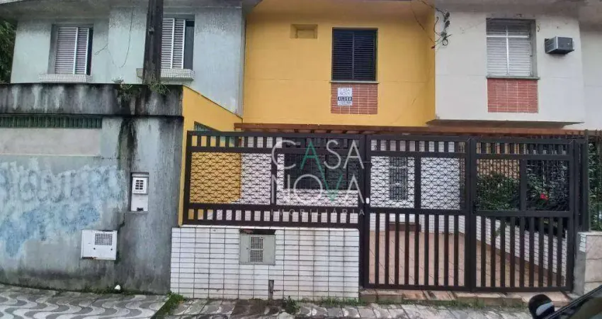 Sobrado com 2 dormitórios para alugar, 86 m² por R$ 3.000,00/mês - Vila Matias - Santos/SP