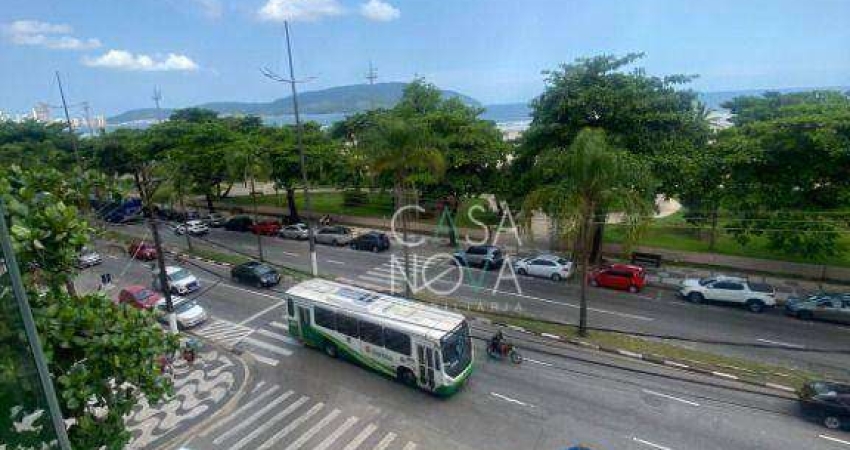 Apartamento à venda no Gonzaga  Santos/SP - Vista Maravilhosa para o Mar!
