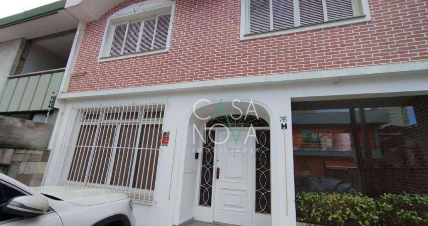 Casa comercial com 2 salas para alugar na Rua Doutor Luís de Faria, Gonzaga, Santos