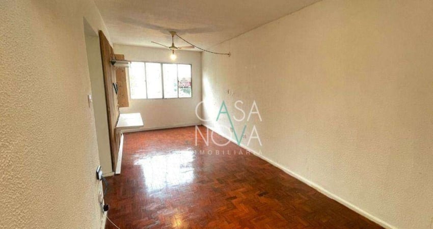 Apartamento com 1 dormitório para alugar, 93 m² por R$ 3.000/mês - Aparecida - Santos/SP