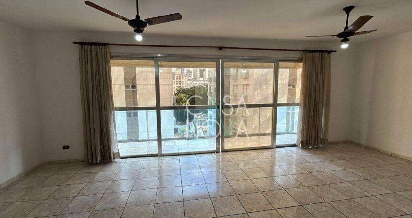 Apartamento com 4 dormitórios para alugar, 212 m² por R$ 5.000,00/mês - Aparecida - Santos/SP