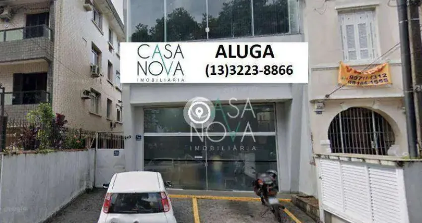 Ponto comercial com 2 salas para alugar na Avenida Washington Luís, Vila Mathias, Santos