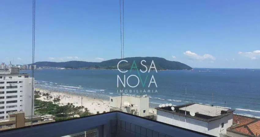 Apartamento com 1 dormitório à venda, 45 m² por r$ 1.080.000 - boqueirão - santos/sp