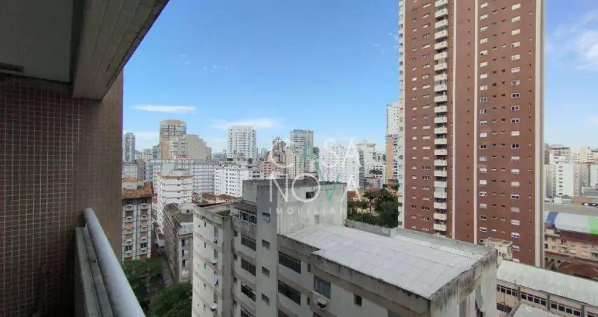 Sala para alugar, 44 m² por r$ 4.500,00/mês - boqueirão - santos/sp