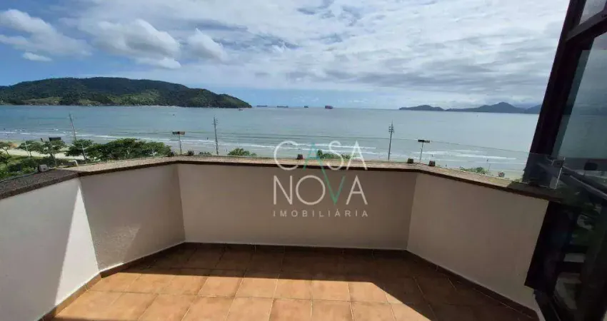 Apartamento com 3 dormitórios para alugar, 200 m² por r$ 10.000,00/mês - aparecida - santos/sp