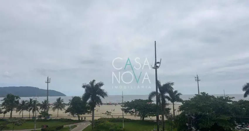 Apartamento mobiliado para locação na avenida da praia no bairro pompeia em santos - sp