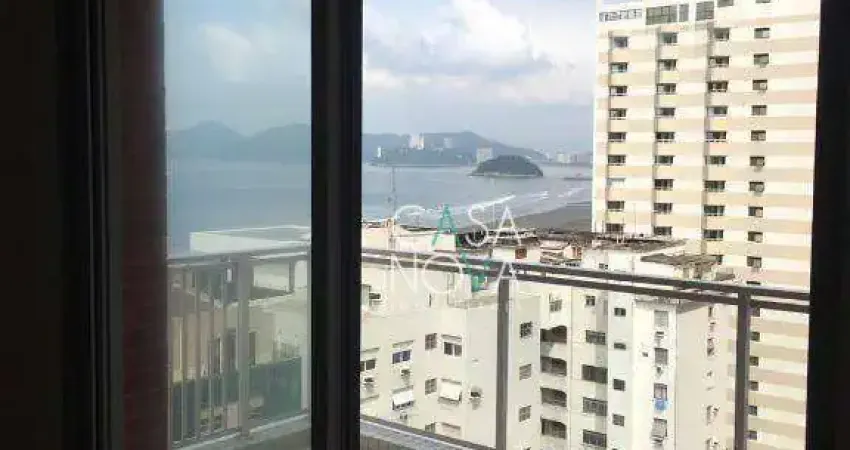 Apartamento com 1 dormitório para alugar, 46 m² por R$ 6.000,00/mês - Boqueirão - Santos/SP