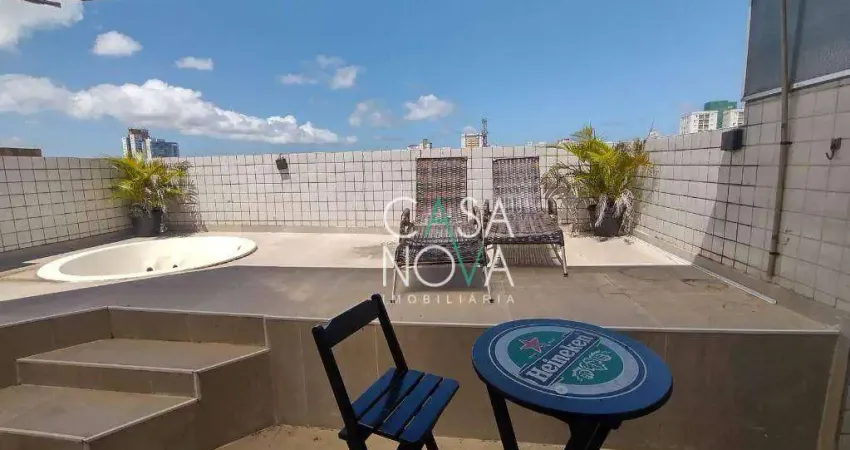 Cobertura com 3 dormitórios, 146 m² - venda por R$ 750.000,00 ou aluguel por R$ 5.800,00/mês - Vila Matias - Santos/SP