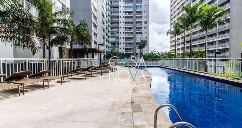 Apartamento com 1 dormitório para alugar, 50 m² por r$ 2.800,00/mês - vila matias - santos/sp