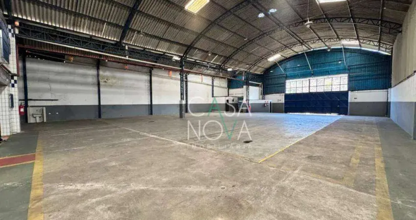 Galpão para alugar, 1000 m² por r$ 29.850,00/mês - vila matias - santos/sp