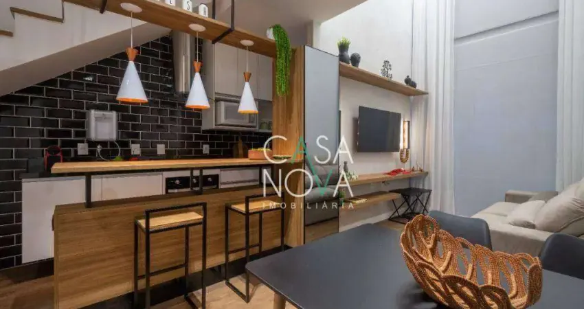 Loft com 1 dormitório à venda, 70 m² por R$ 740.000,00 - Gonzaga - Santos/SP