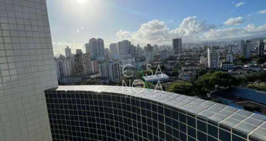 Apartamento com 1 dormitório para alugar, 50 m² por r$ 3.500,00/mês - ponta da praia - santos/sp