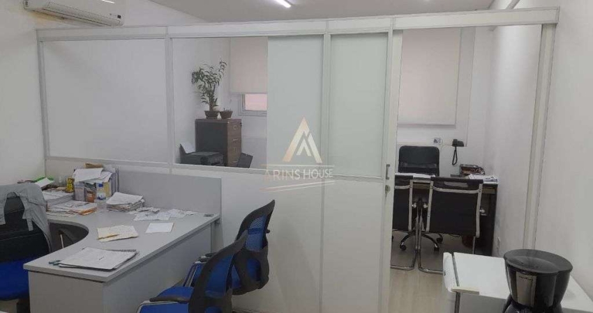 Conjunto Comercial a Venda com 53m² , 3 salas e 1 vaga no Gonzaga - Santos - SP