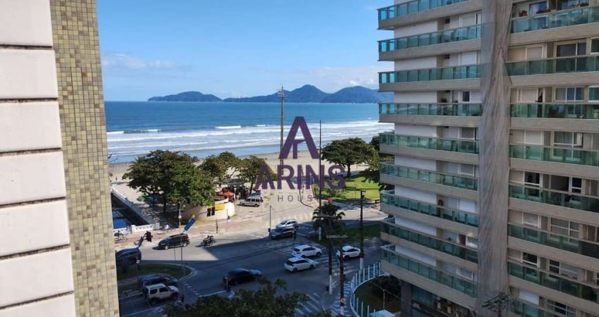 Apartamento a Venda com Vista Mar 1 dormitório e 1 vaga no Embaré em Santos/SP