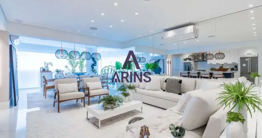 Apartamento de Luxo a Venda com 184m², 3 Suítes, 3 vagas na Vila Rica em Santos
