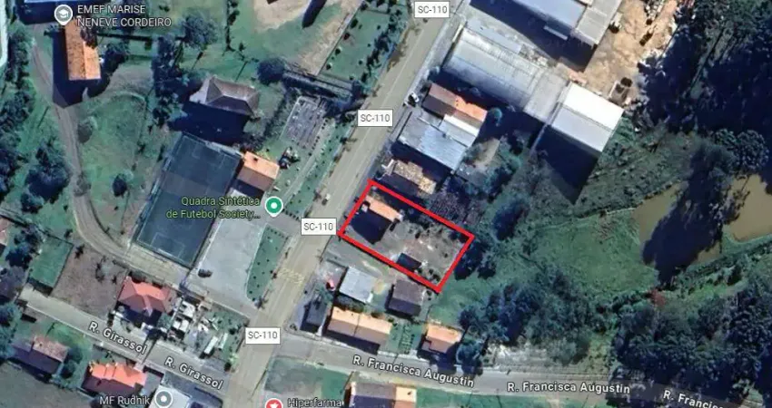 Terreno à venda na Professor Rufino Blaszkowski, 357, Bateias de Baixo, Campo Alegre