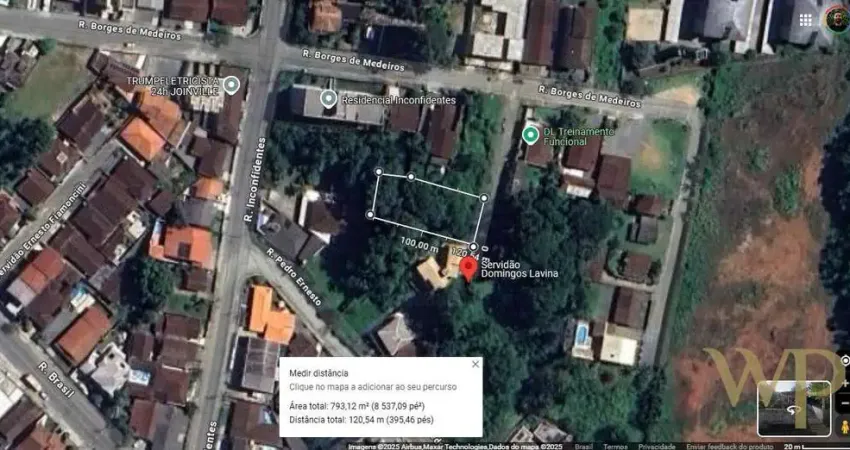 Terreno à venda na Domingos Lavina, 192, Bom Retiro, Joinville
