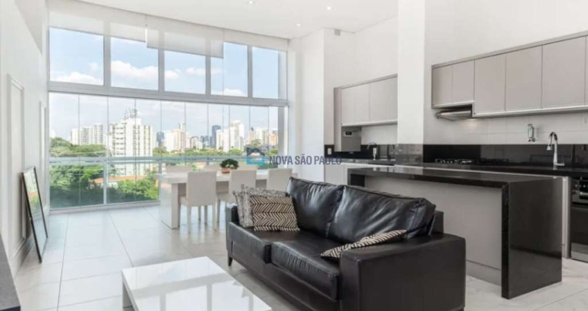 Apartamento 1 Dormitório, 1 Suíte, 2 Vagas,  85m² - Brooklin