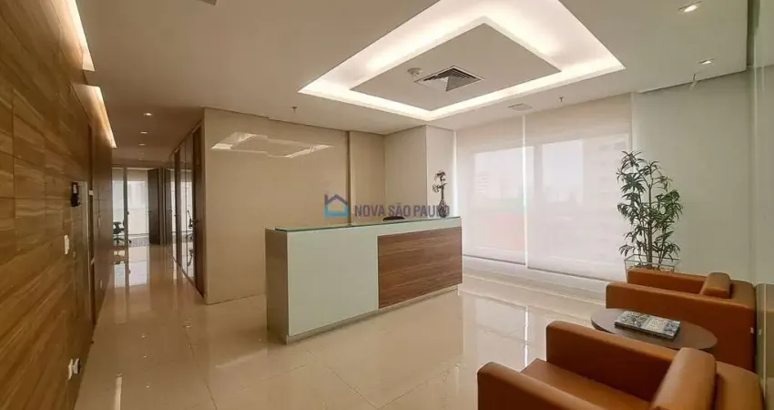 Conjunto comercial para locação no Brooklin com 214 m²