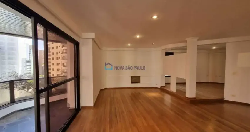 Apartamento para locaçao em moema. 242 m², 3 suites e 4 vagas. fora da rota de aviões