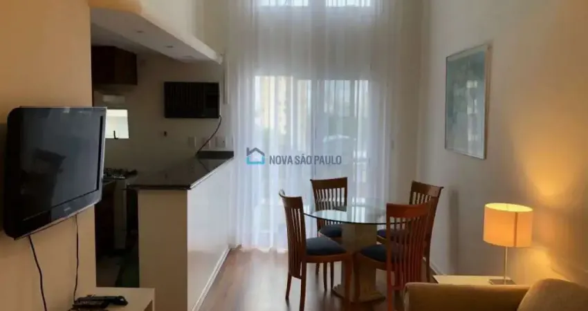 Flat com 1 quarto à venda na Avenida Moema, --, Moema, São Paulo